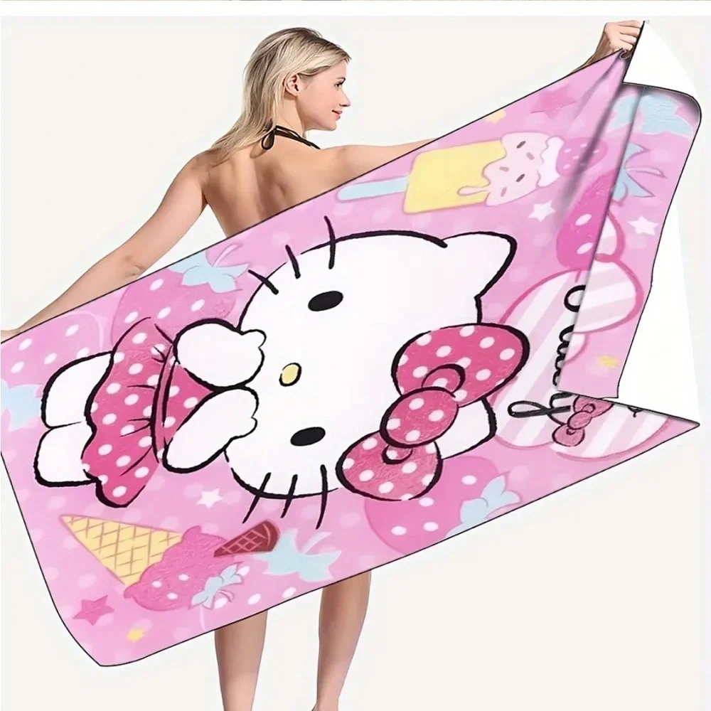 Hello Kitty Pink Beach Towel